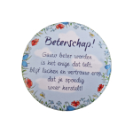 Blikje Beterschap! / Ziekenbezoek kado / van harte beterschap blik